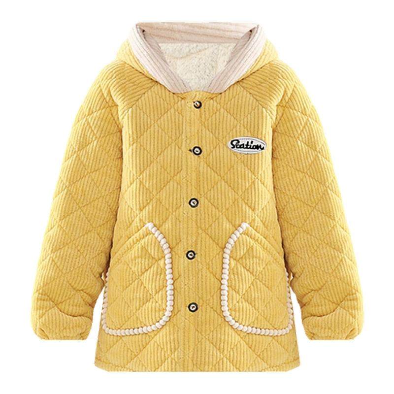 冬季学生棉衣外套短款宽松棉服女灯芯绒加厚加绒大码罩衣棉袄上衣