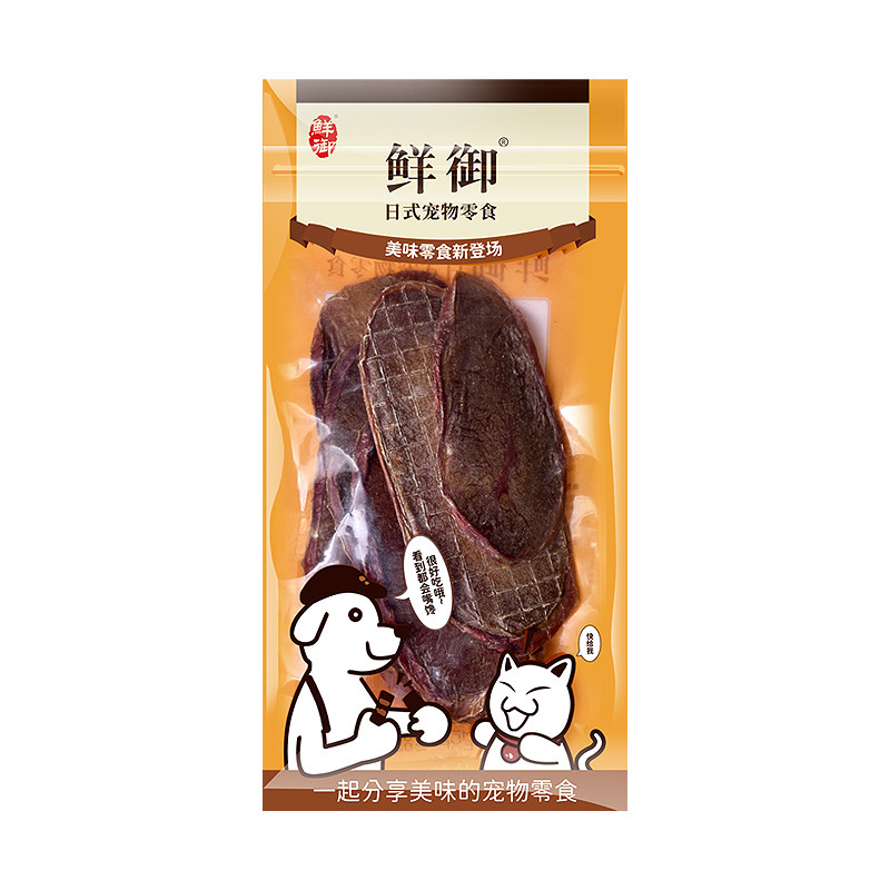 【鲜御】宠物狗零食风干猪蛋蛋肉干片磨牙手工通用狗零食40g*1袋