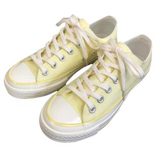 经典1970s柠檬黄帆布鞋女百搭ins风女鞋2026春夏季港风chic板鞋潮