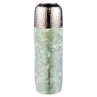 【官方正品】飞剑纯钛保温杯双层钛高端养生钛水杯带茶隔焖泡茶杯