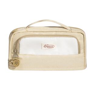 弘典纽扣2.0笔袋女生2024新款文具盒男孩款大容量文具袋高颜值ins风铅笔袋初中生简约纯色铅笔盒化妆刷收纳包