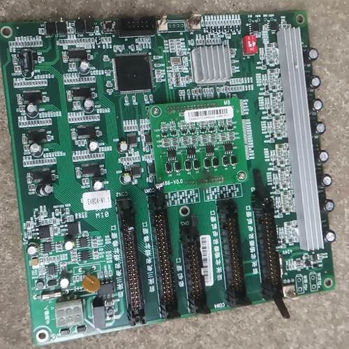 工业控制主板，型号E480A-V1.1，拆机品。绿色PCB电