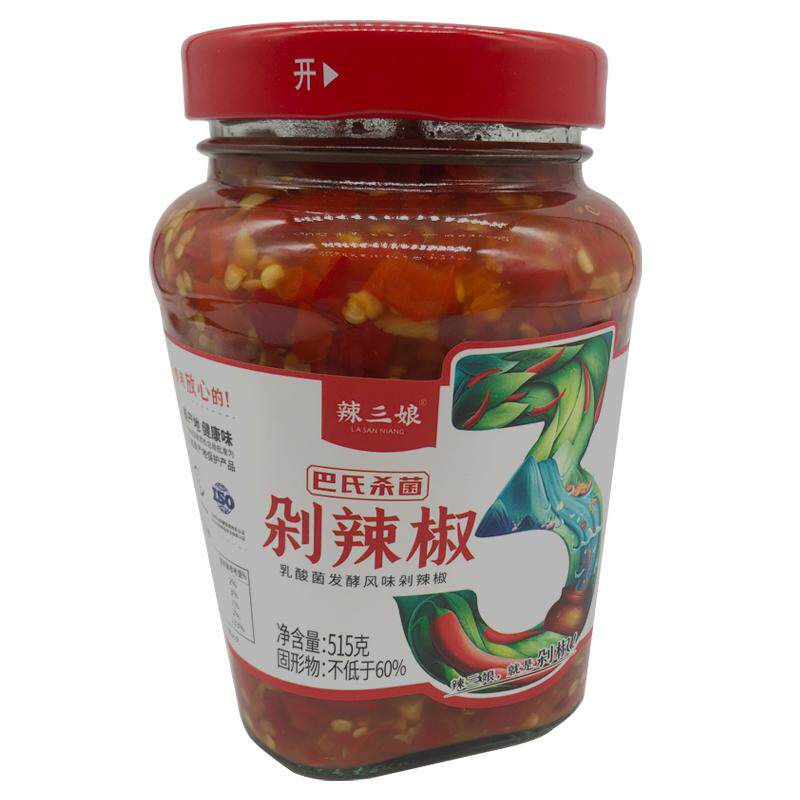 贵三红515g辣三娘剁辣椒