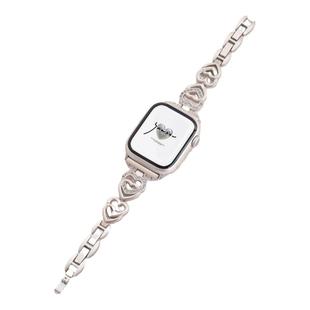 星光色系列适用AppleWatch表带合集 S10不锈钢苹果手表S11表带新金属细款磁吸iWatch9/8/7手表带小众SE女款夏