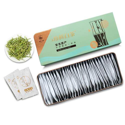 安吉珍鲜奶白茶2026新茶狮峰牌明前特级正品绿茶叶独立小袋冷泡茶