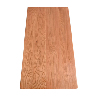 北美樱桃木实木桌面板原木电动升降书桌亚克力实木餐桌学习桌定制