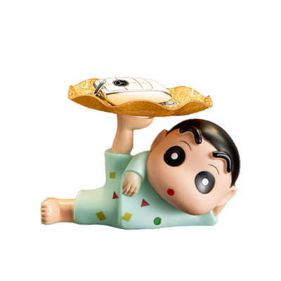 创意可爱卡通蜡笔小新入户摆件