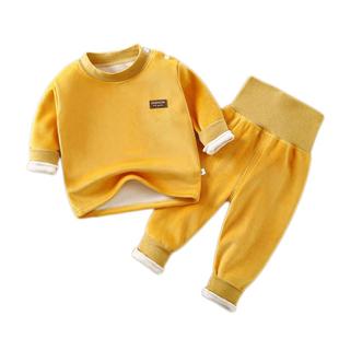 儿童保暖内衣套装宝宝加厚秋冬衣服男女童秋衣秋裤婴儿加绒家居服