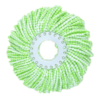 旋转拖把头替换圆形墩布头通用15.5cm拖头拖把配件家用纯棉拖布头