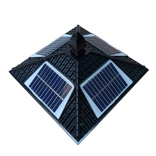 全套太阳能柱头灯灯盖配件门垛太阳能灯配件太阳能柱头灯配件大全