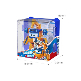 新款超级飞侠15机库全套大号可变形机器人酷威大力露探长儿童玩具