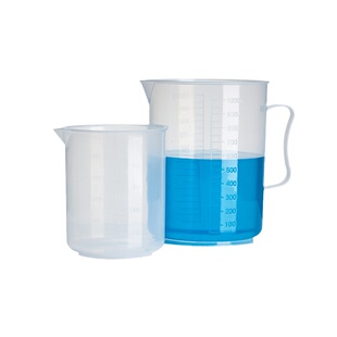 塑料量杯烧杯带刻度耐高温带柄把大容量100/500/1000/2000/5000ml