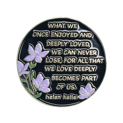 名人正能量励志语录英文徽章