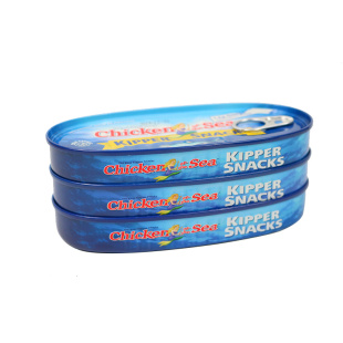 骑美多佳大连庄河特产烟熏鲱鱼罐头海鲜罐头即食鱼肉罐头