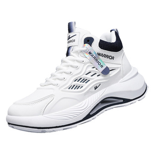 回力冬季男鞋青少年高帮跑步鞋轻便防滑运动休闲小白增高老爹潮鞋