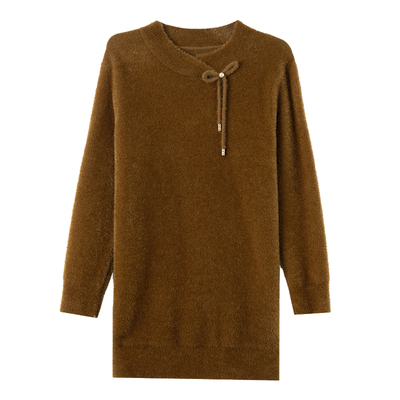 水貂绒打底衫女秋冬毛衣