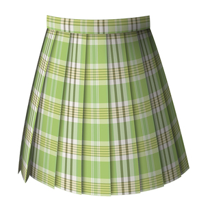 青鸾笺原创正版jk格裙36cm绿色套装抹茶初晴裙子学生表演班服