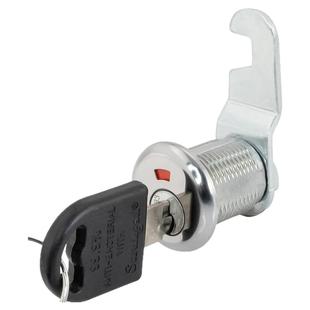 文件柜锁铁皮柜门抽屉锁员工储物柜橱门偏心带指示通用锁芯带钥匙