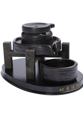 时来运转招财家居摆件倒流香炉