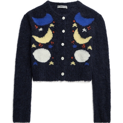 NO DIRECTION+星月系列拉毛针织开衫N610210659A