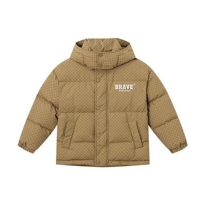 多多家男童羽绒服冬季2025新款儿童中大童三防加厚面包服保暖外套