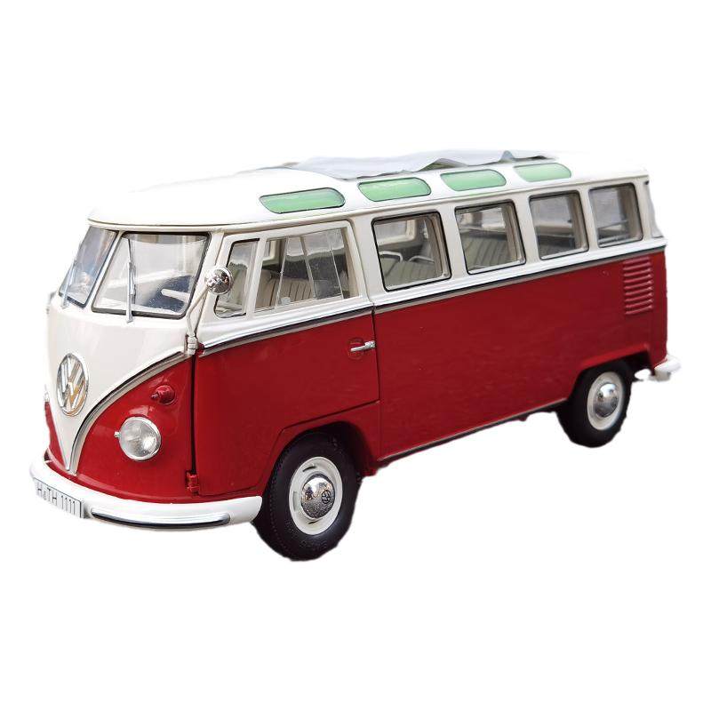 Schuco舒克1:18 VW Samba 大众T1 面包车合金汽车模型车模收藏