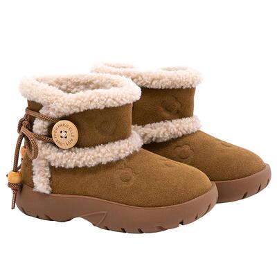 ELLEkids秋冬儿童休闲保暖棉鞋