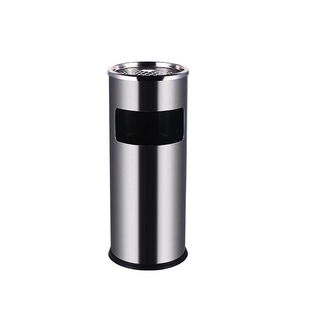 不锈钢垃圾桶酒店环卫大堂立式烟灰户外果皮箱圆形方形带内桶单位