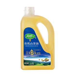 【官方正品】【爆款】润心康plus有机山茶油1.25L 冷榨茶油清淡型