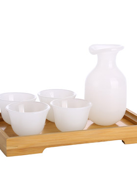 鑫雅居创意玉瓷酒具白酒杯酒具