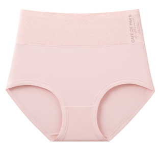 女士内裤高腰纯棉收腹大码全棉提臀收小肚子胖mm中年妈妈三角短裤