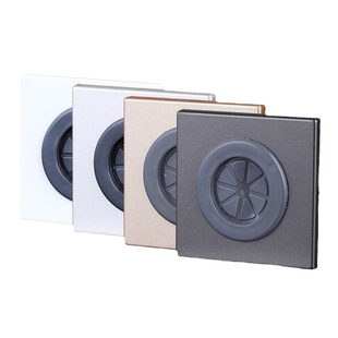 电视墙孔盖板开关插座穿线孔空白面板装饰盖网线空调洞遮丑盖美化