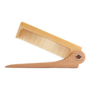 尖尾梳折叠桃木梳子儿童尖头挑梳分发线宝宝女孩长发专用细齿密梳