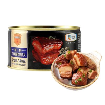 中粮梅林精制红烧猪肉罐头340g