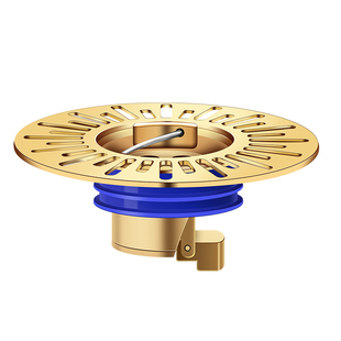 卫生间地漏内芯反水止逆阀下水道全铜通用防返臭神器过滤网封闭盖