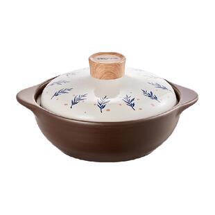 小熊砂锅煲家用耐高温干烧不裂煲汤锅燃气灶专用炖锅陶瓷沙锅石锅