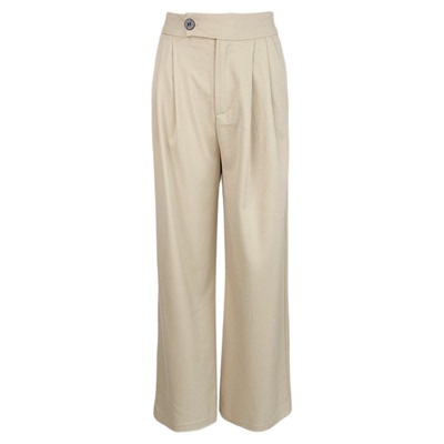 【特卖】春秋休闲裤Y569C1778直筒高腰显瘦休闲时尚长裤