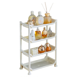 厨房浴室迷你置物架桌面杂物架洗漱台学生书桌收纳整理架塑料多层