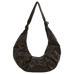 DirtySix/原创 Whiplash 爆裂饺子包 oversize皱巴巴布袋斜挎包