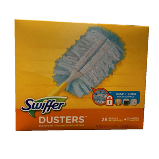 现货 美国原装Swiffer Duster 180度神奇除尘掸 28张 送手柄