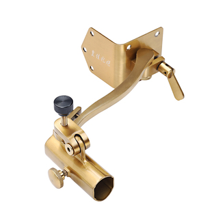 钓箱不锈钢加长万向拐角炮台配件左右手通用前置加厚炮台支架渔具