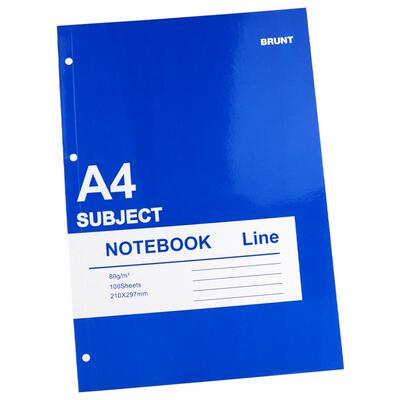 主力笔记本本子A4四孔活页替芯