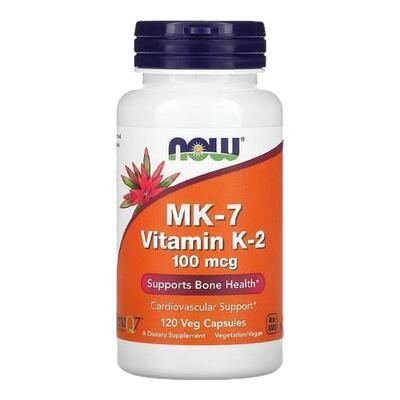 Now诺奥MK-7维生素K2引钙入骨促钙吸收强骨骼心血管健康