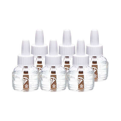 金童电热驱蚊液 蚊香液无味电蚊香6瓶灭蚊液补充装量贩装