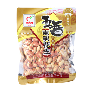 马林花生米130g蒜香五香南乳熟花生下酒菜坚果炒货小零食休闲食品