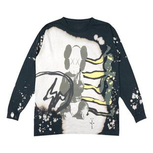 Travis Scott Cactus Jack x KAWS x Fragment Design联名长袖T恤