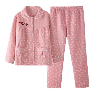 浪莎夹层空气棉保暖可外穿睡衣