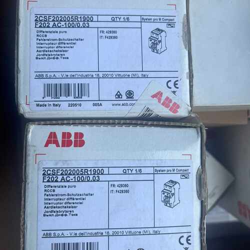 议价-漏电断路器F202 AC-100/0.03，型