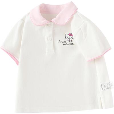巴拉巴拉女童短袖polo衫打底衫夏