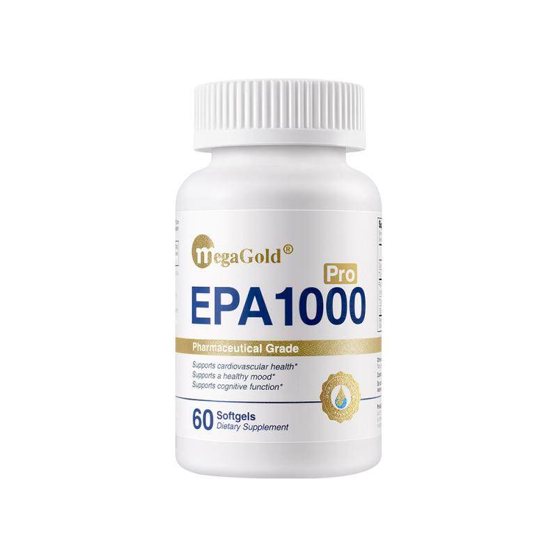 MegaGold高纯EPA Pro深海鱼油omega3软胶囊升级vk2美国进口中老年